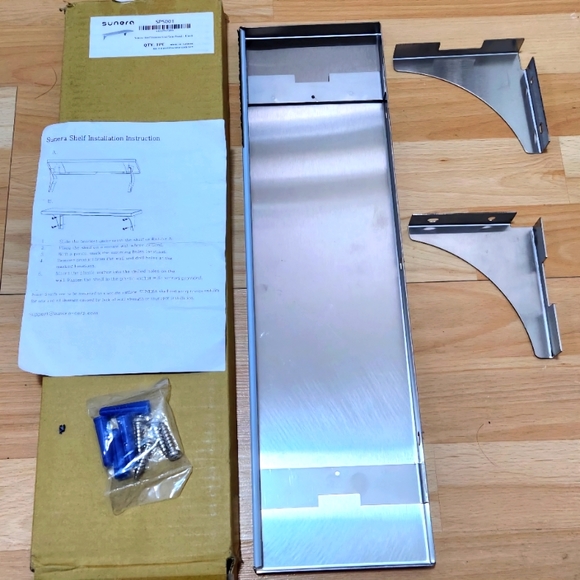 Sunera Shelf Stainless Steel Satin Finish 18 Inch - Picture 3 of 7